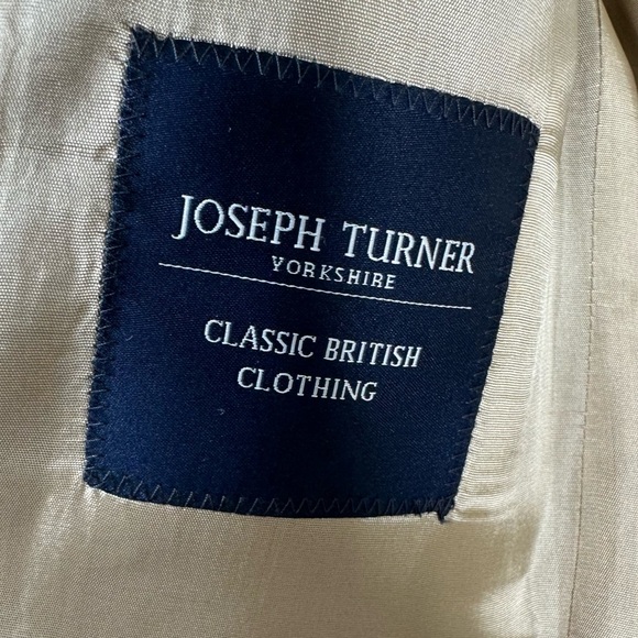 JOSEPH TURNER YORKSHIRE Classic British Clothing 38R Tan Corduroy Sports Jacket - Picture 6 of 6